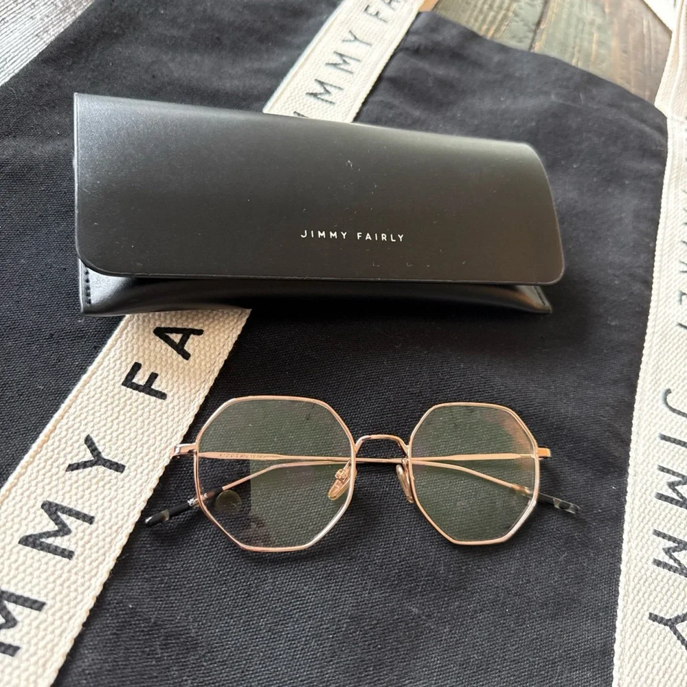Jimmy Fairly optical frames, case and tote bag brand new - Picture 2 of 5